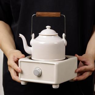 家用草木灰煮茶壶烧水壶泡茶煮茶器明火电陶炉陶壶提梁壶单壶 新款