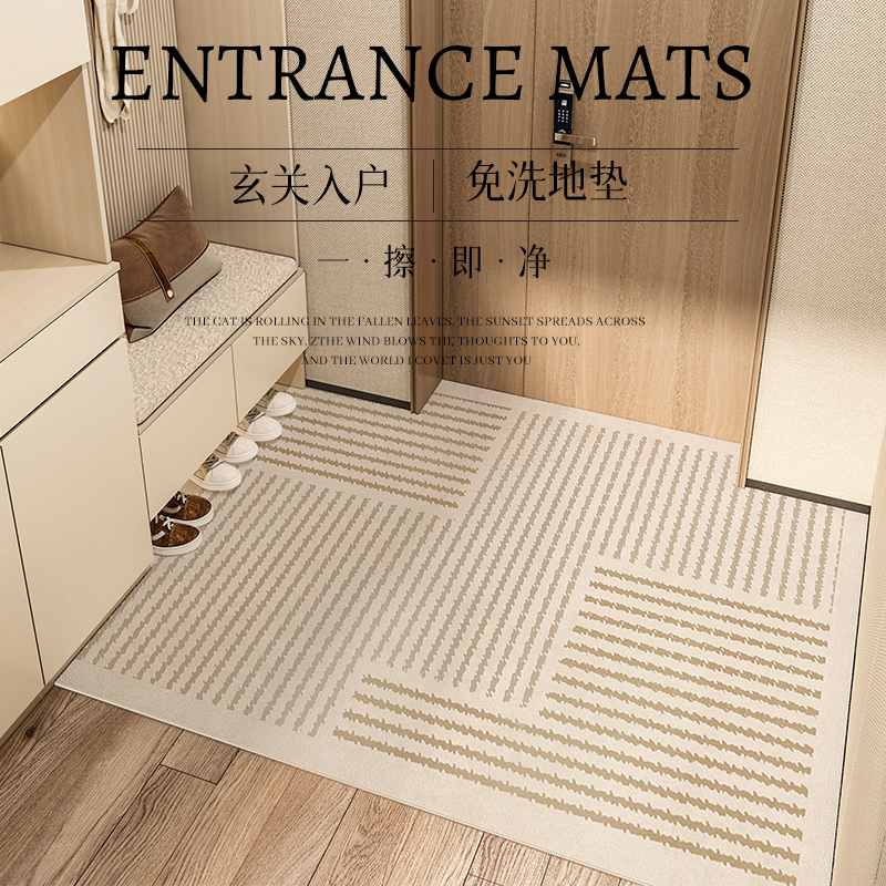 【耐脏免洗】日本pvc入户门地垫