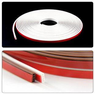 for lot type rubber Silicone 6meter doo sealing strip