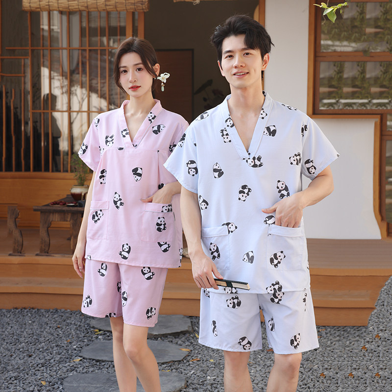 情侣汗蒸服男女洗浴服按摩桑拿服家居睡衣服浴衣浴裤美容院酒店服,居家布艺,汗蒸服,淘宝优惠券,粉丝福利购,淘宝优惠卷