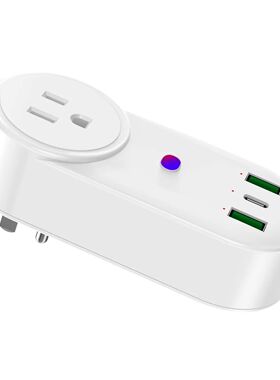 Smart Socket Wifi Plug 16A USB+Type-C 65W EU UK US Outlets