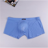 无痕内裤 男式 冰丝四角裤 男士 低腰提臀收腹裤 一片式 平角裤 男MV561