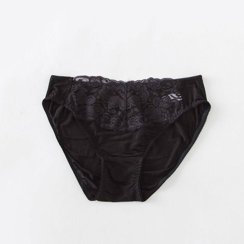 日系低腰桑蚕丝内裤女士夏季真丝针织舒适薄款蕾丝性感包臀三角裤,女士内衣/男士内衣/家居服,女三角裤,淘宝优惠券,粉丝福利购,淘宝优惠卷