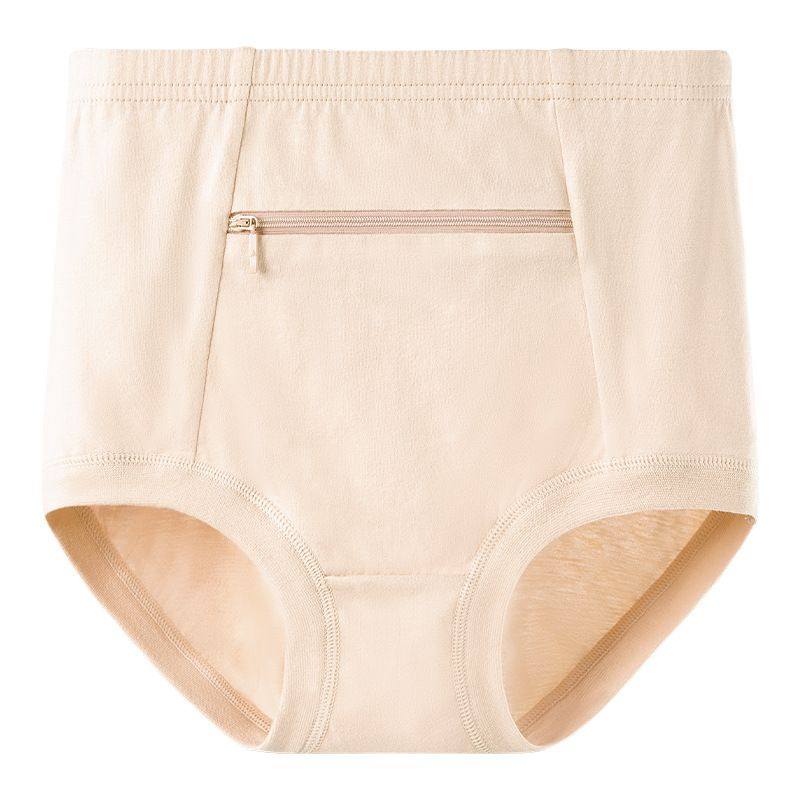 春织中老年纯棉口袋三角内裤女防盗拉链老人高腰短裤一件代发,女士内衣/男士内衣/家居服,女三角裤,淘宝优惠券,粉丝福利购,淘宝优惠卷