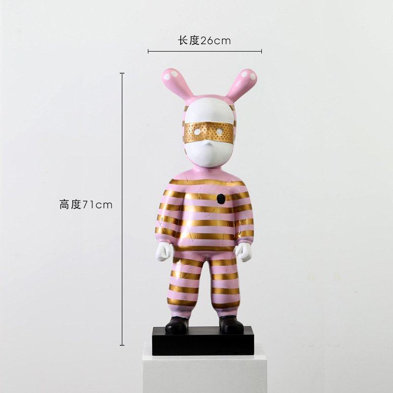 卡通公仔人物落地摆件大型创意北欧客厅玄关样板房间家居软装饰品,家居饰品,落地摆件,淘宝优惠券,粉丝福利购,淘宝优惠卷