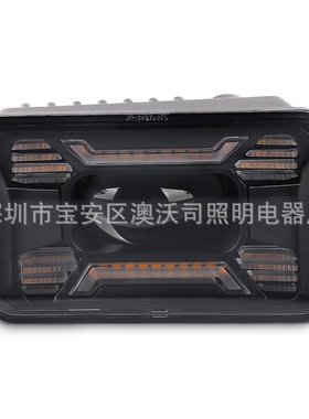 跨境专供猛禽F150美规车15-16年改装LED前雾灯带日行灯30W雾灯