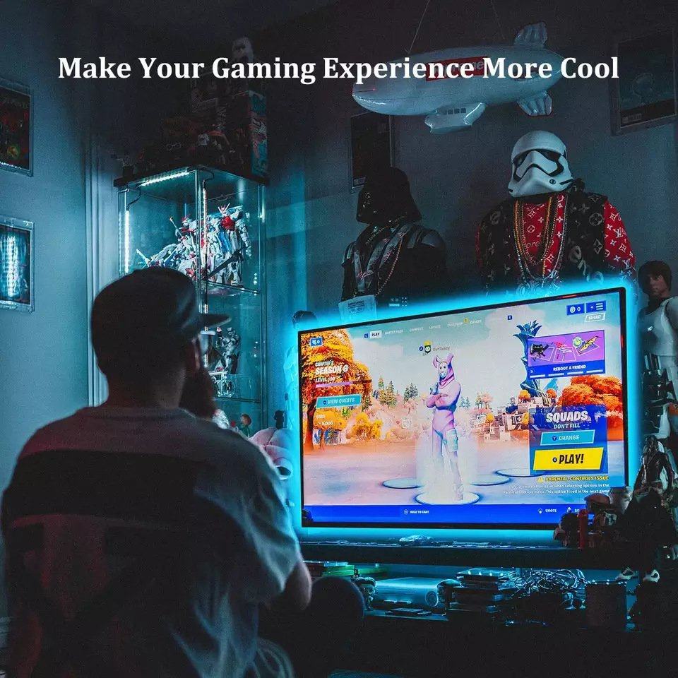 RGB灯带涂鸦WIFI氛围灯带USB电视背景灯5V客厅led七彩变色灯带,家装灯饰光源,氛围灯,淘宝优惠券,粉丝福利购,淘宝优惠卷