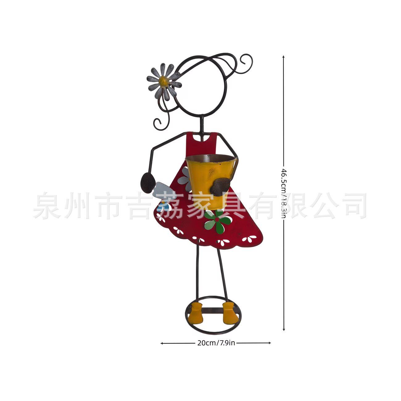 新款铁艺装饰品家居花朵造型摆件客厅电视柜创意铁制铁艺礼物摆件