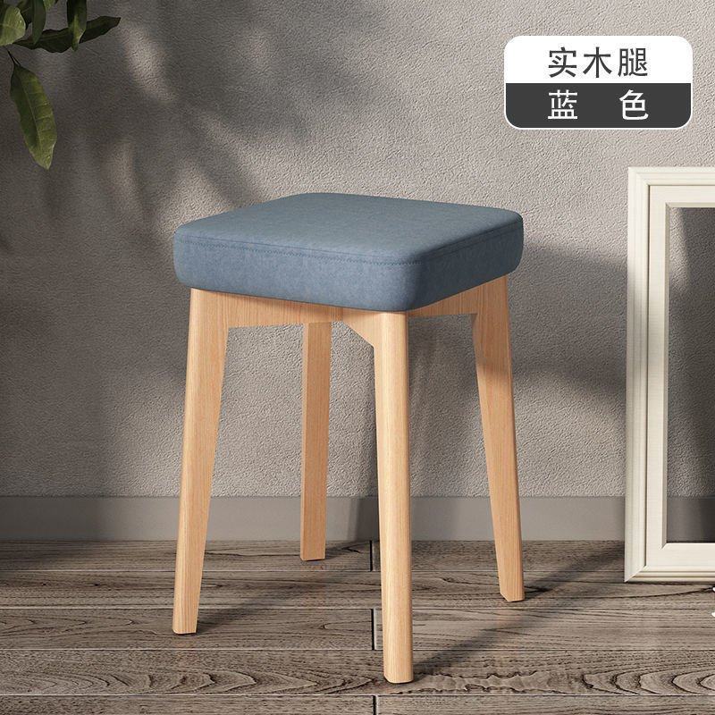 实木家用凳子可叠放方凳软包餐凳简约现代客厅餐椅布艺小板凳高凳,住宅家具,板木餐桌,淘宝优惠券,粉丝福利购,淘宝优惠卷