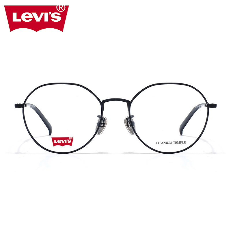 Levis李维斯眼镜框钛合金时尚不规则框架防蓝光近视超轻女 LV7020
