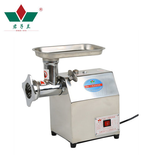 君子兰10型铸钢款不锈钢家用电动绞肉机半钢商业小型台式绞肉机