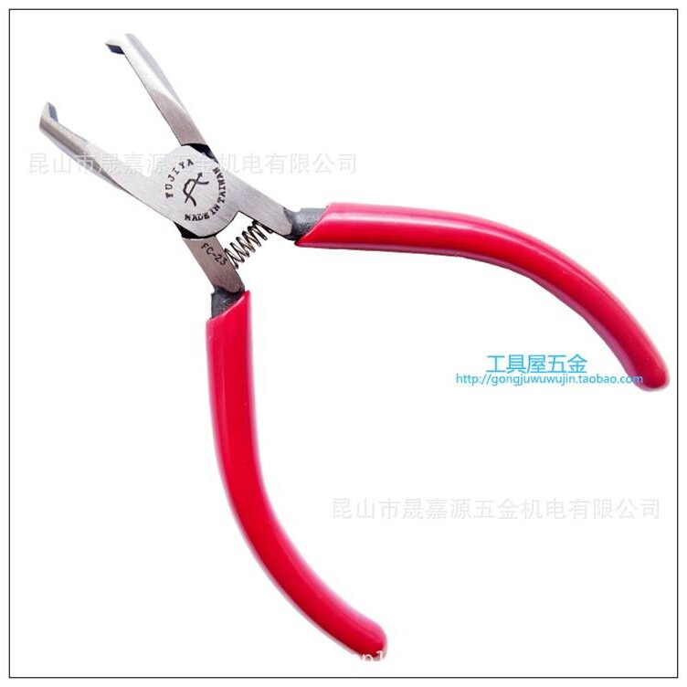 台湾富具亚FUJIYA 5寸电子平嘴钳/顶切钳/先端电子脚剪钳 FC-23