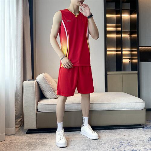 球服篮球男夏季冰丝速干运动训练篮球服比赛定制球衣跑步套装男款