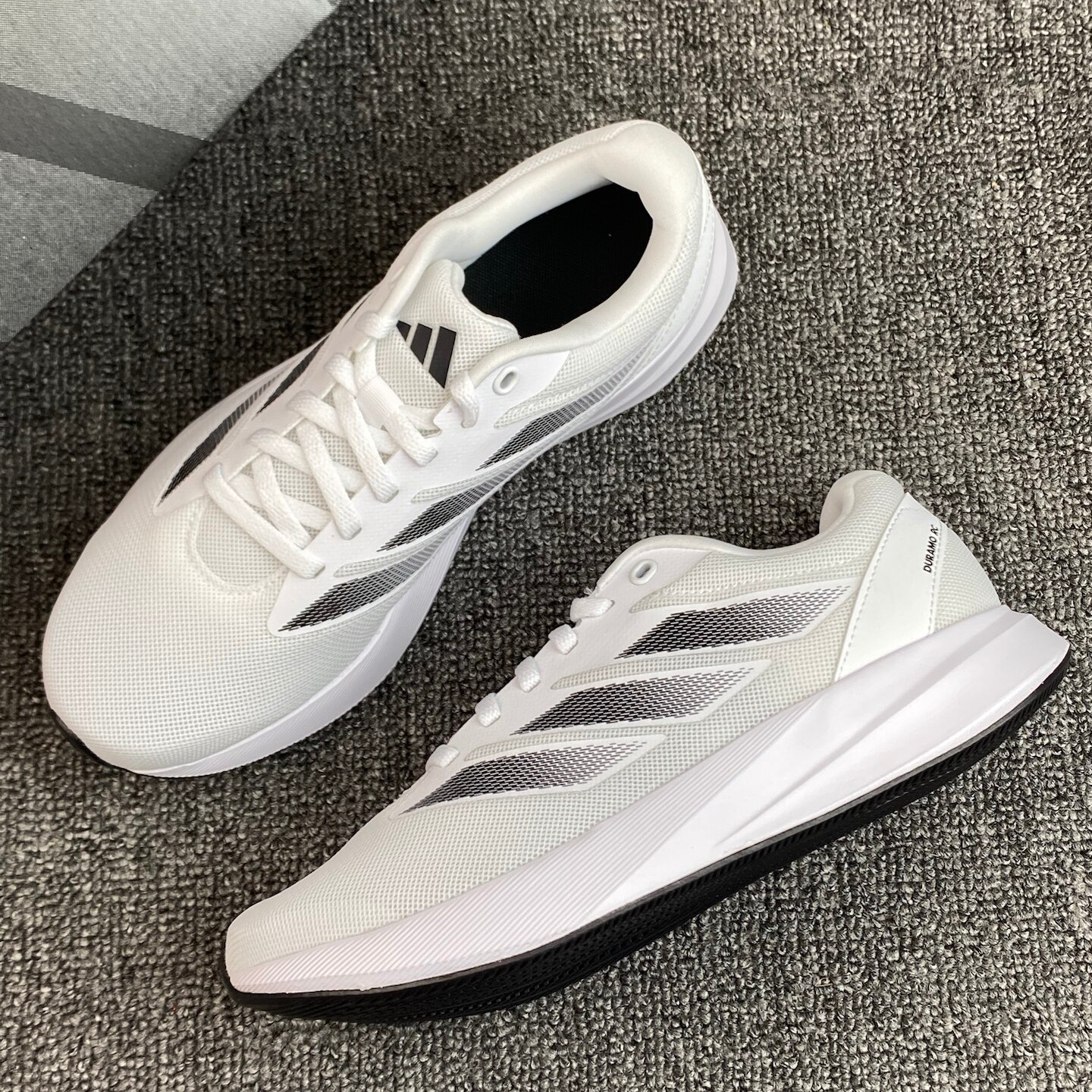 adidas Duramo RC 阿迪达斯跑步鞋正品低帮网布防滑运动休闲鞋