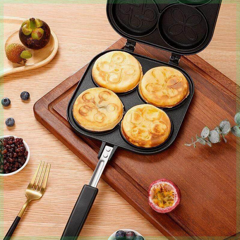 花饼夹子老式火烧模具烤饼模具老式饼夹子模具老式馍夹子蛋堡机