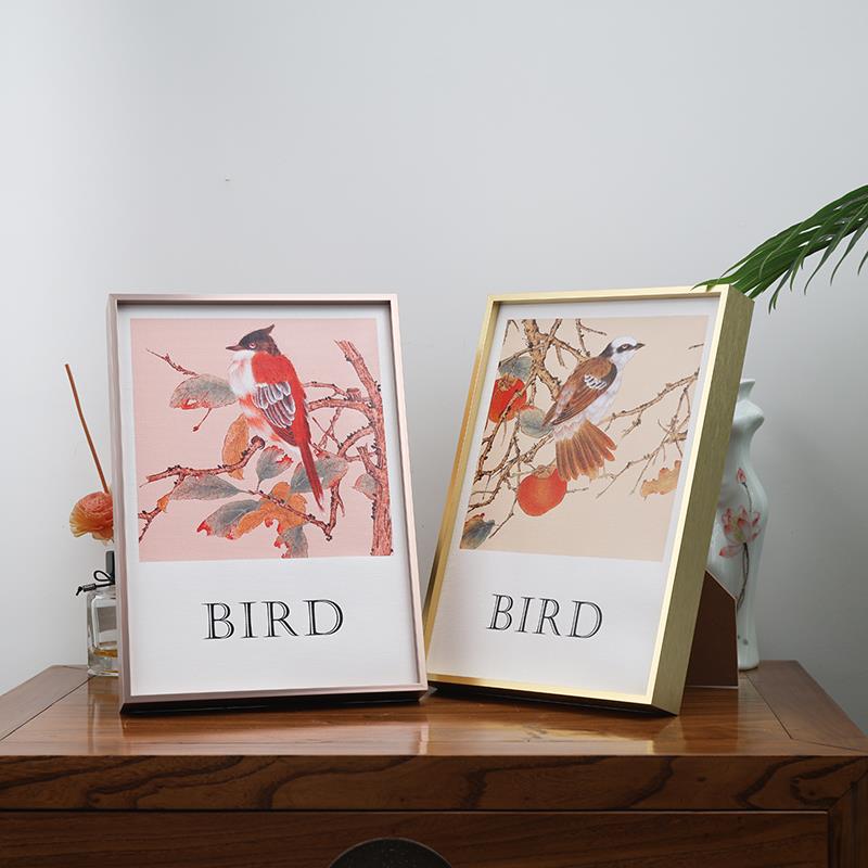 龙慧mj-402铝合金画框定制尺寸挂墙金属相框北欧简约现代海报框架