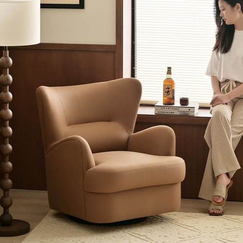 UCK又壳 | 设计师摩登复古单人沙发椅旋转小户型客厅公寓卧室休闲