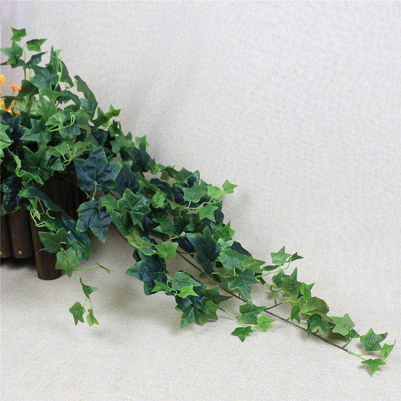 绿韵模拟吊兰、藤蔓、葡萄、荷叶、藤蔓挂墙立体绿色植物假墙植物
