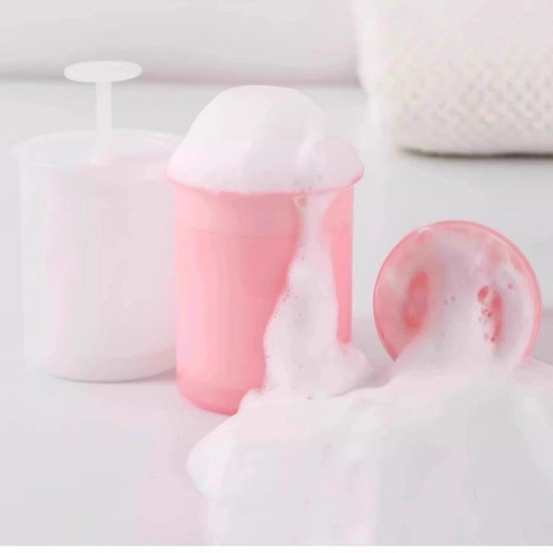 杯少女器起泡网旅行起泡瓶起泡打泡洗发水杯打泡器打泡洗面奶脸部