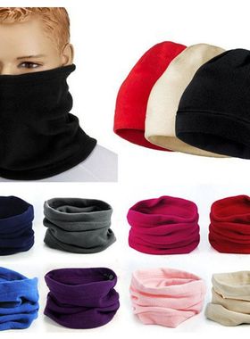 新款棒球帽百搭色防风骑行202117保暖围脖套头冬现货脖套围巾帽子
