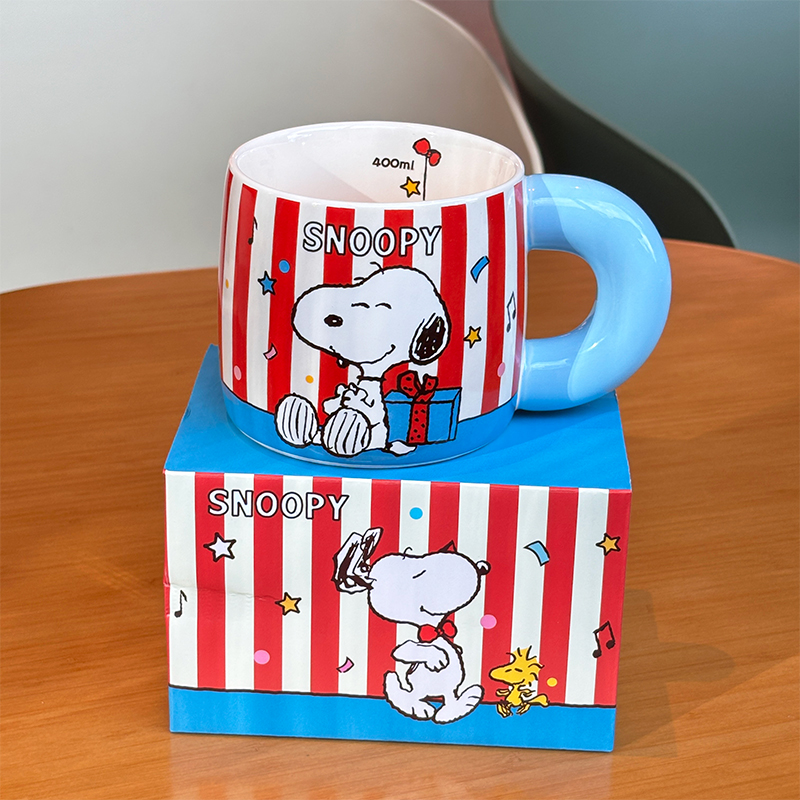 史努比马克杯陶瓷水杯正版授权可爱实用创意生日礼物送男女朋友