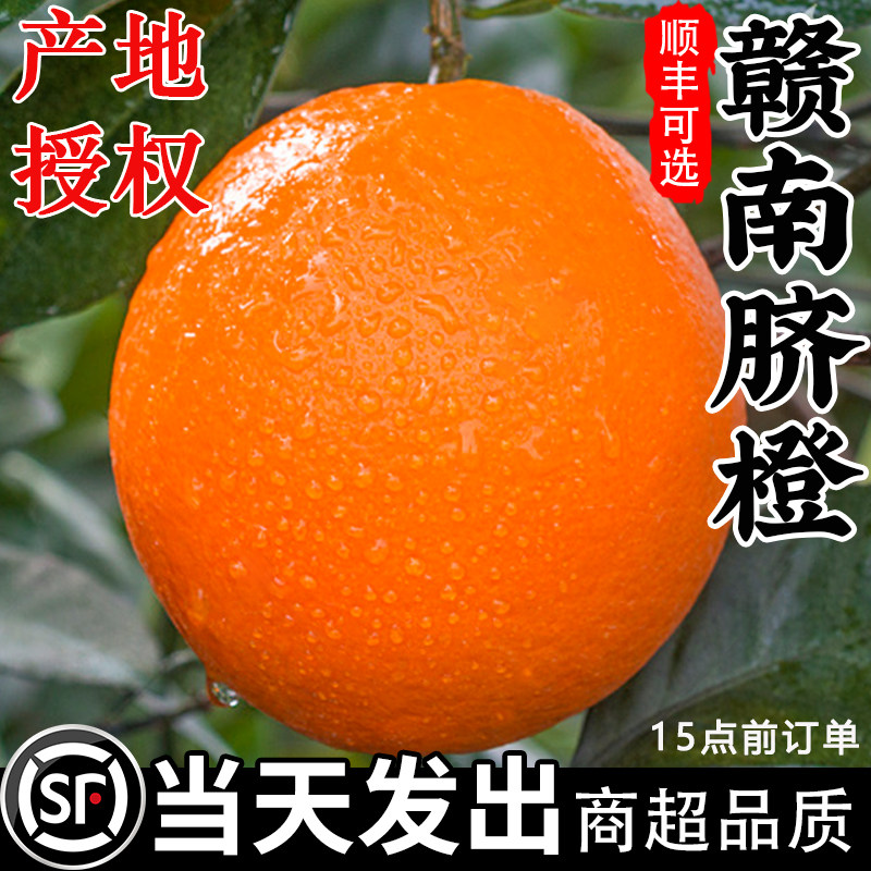 正宗江西赣州赣南脐橙新鲜水果10斤产地直发当季整箱橙子现摘冰糖