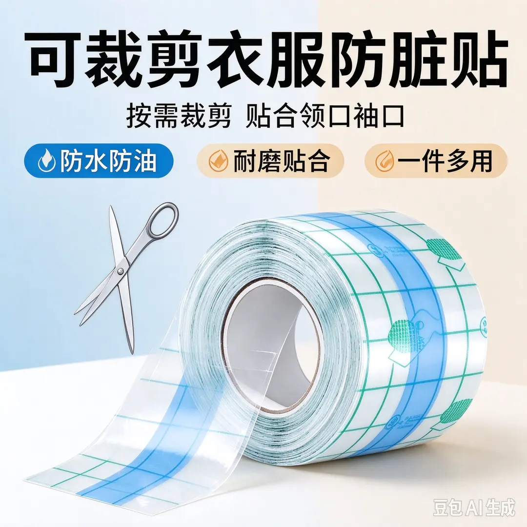 隐形防脏贴衣领袖口防污不伤衣