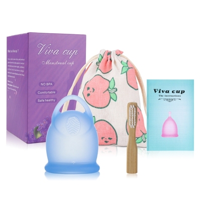 游泳阴道塞医用硅胶杯女性用柔软舒适月经杯大姨妈专用防水卫生巾