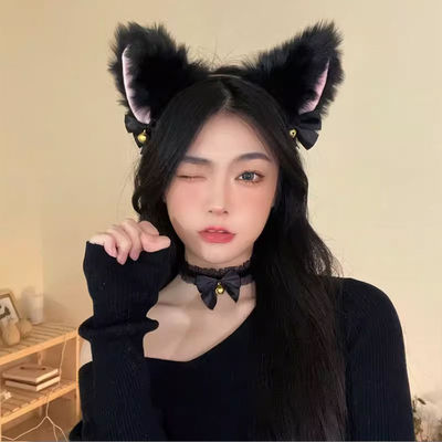 猫耳朵发箍氛围感禁欲系头饰