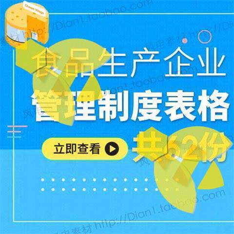 食品生产企业食品安全 公司管理制度表格质量管理责任制考核方法怎么看?