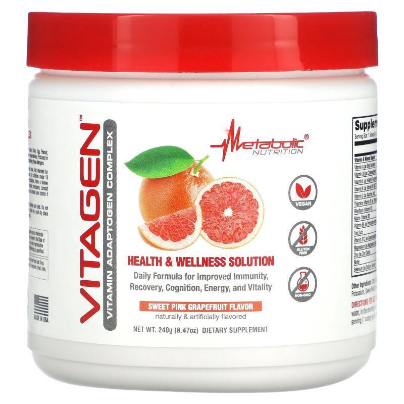 VitaGen, Vitamin Adaptogen Complex, Sweet Pink Grapefruit