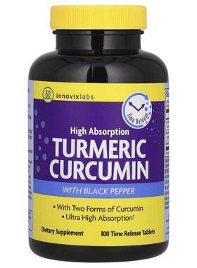 InnovixLabs,高吸收姜黄素，100 片缓释片