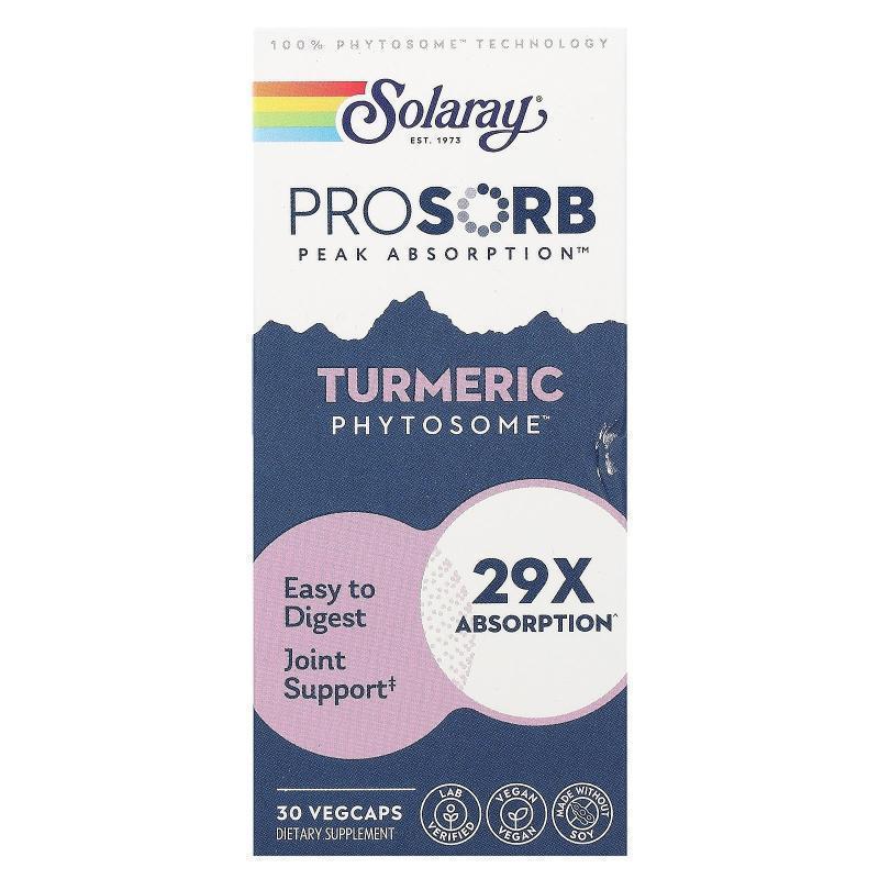 Solaray,Turmeric Phytosome, 30 Vegcaps