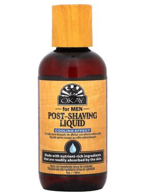 Okay Pure Naturals,Post-Shaving Liquid For Men, Cooling Effe