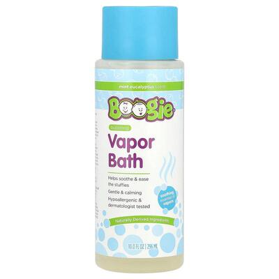 Boogie Wipes,Bubbling Vapor Bath, Mint Eucalyptus, 10 fl oz