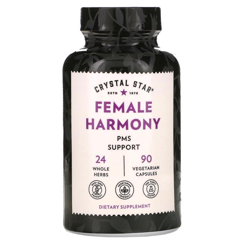 Crystal Star,Female Harmony 帮助素食胶囊，60 粒装