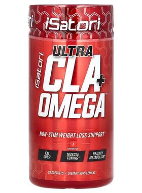 Isatori,Ultra CLA + Omega , 90 Softgels