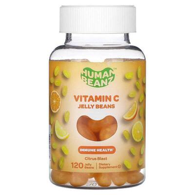 Human Beanz,Vitamin C Jelly Beans, Citrus Blast