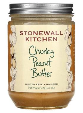 Stonewall Kitchen，大块花生酱，15.5盎司（439克）