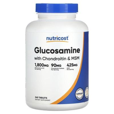 Nutricost,Glucosamine with Chondroitin &amp;amp;amp;amp;