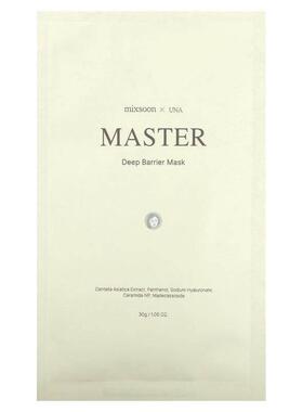 MIxsoon,Master深层屏障美容面膜，5片面膜，1.05盎司（30克）