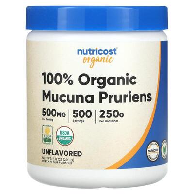 Nutricost,100% Organic Mucuna Pruriens, Unflavored, 8.8 oz (