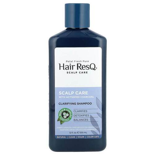 佩特斯,Hair ResQ®，深层清洁洗发水，活性炭头皮护理，12 液量盎