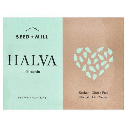 New York Seed + Mill,Halva, Pistachio, 8 oz (227 g)