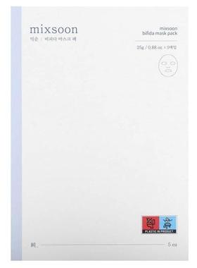 MIxsoon,Bifida Beauty Mask Pack, 5 Masks,  0.17 oz (5 g) Eac
