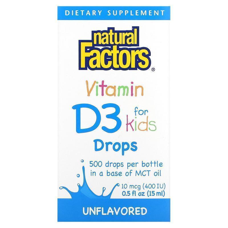 Natural Factors 儿童维生素 D3 滴剂