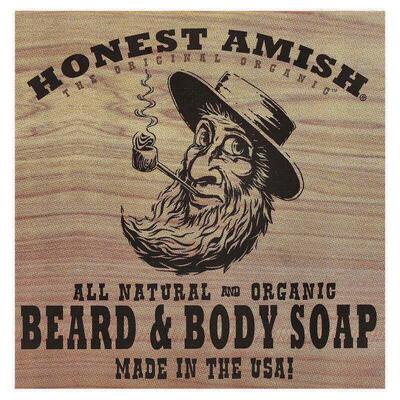 Honest Amish,原初胡须和身体皂，1 块