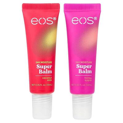 EOS,24H Moisture Super Balm, Coconut Milk & Honey Apple,