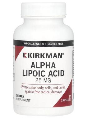 Kirkman Labs,α 硫辛酸口服阻糖美白黑色素