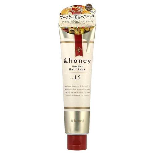 &amp;honey,深层保湿发膜，Etoile 蜂蜜，4.5 盎司（130 克）